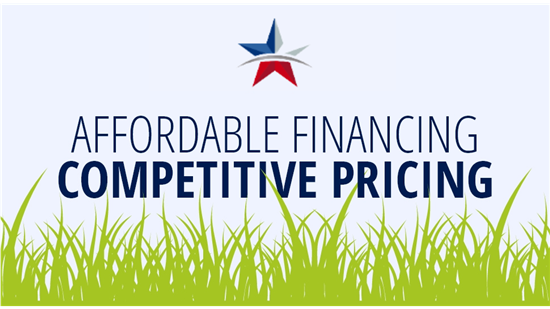 Affordable Financing Competitive Pricing