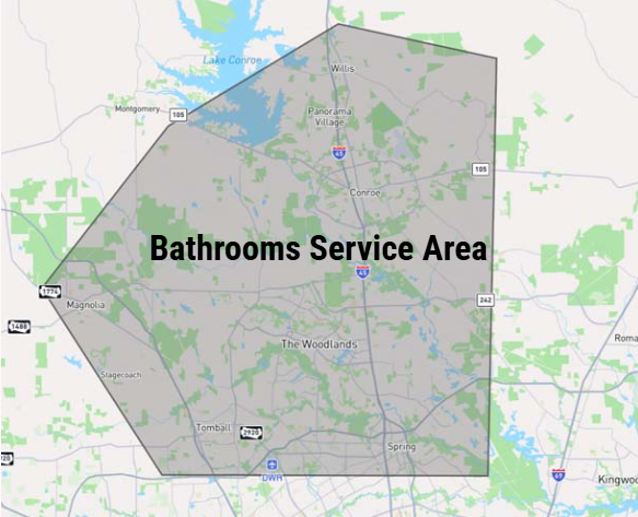 Bathroom Service Area Map